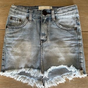 One Teaspoon kids denim skirt
